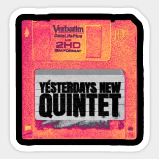 yesterdays new quintet music Sticker